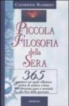 Piccola filosofia della sera