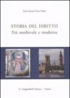 Storia del diritto. Età medievale e moderna