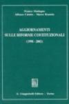 Aggiornamenti sulle riforme costituzionali (1998-2002)