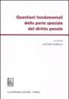 Questioni fondamentali della parte speciale del diritto penale