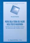 Profili della teoria del valore negli studi di ragioneria. Dall'affermazione del paradigma bestano alla definizione delle «tendenze nuove»