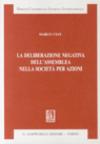 La deliberazione negativa dell'assemblea nella società per azioni