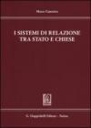 I sistemi di relazione tra stato e chiese