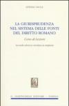 La giurisprudenza nel sistema delle fonti del diritto romano. Corso di lezioni