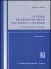 La legge processuale civile. Fonti interne e comunitarie (applicazione e vicende)