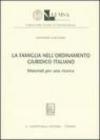 La famiglia nell'ordinamento giuridico italiano. Materiali per una ricerca