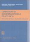 Complementi di ragioneria generale ed applicata. Rilevazioni contabilie valutazioni in bilancio