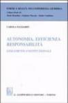 Autonomia, efficienza, responsabilità. Lineamenti costituzionali