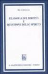 Filosofia del diritto e questione dello spirito