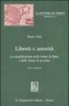 Libertà e autorità. La classificazione delle forme di Stato e delle forme di governo