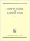 Studi in onore di Carmine Punzi