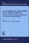 L'evoluzione della disclosure nella sezione narrativa. L'impatto dei principi contabili internazionali e del processo di armonizzazione
