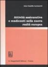 Attività assicurativa e rendiconto nella nuova realtà europea