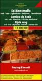 Strada della seta: Iraq, Iran, Afghanistan, Pakistan, Asia centrale 1:3.000.000. Carta stradale. Ediz. multilingue