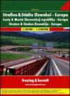 Road cities Slovak Republic atlas 1:150.000