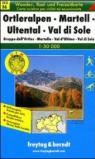 Gruppo dell'Ortles, Martello, Val d'Ultimo, Val di Sole 1:50.000. Carta turistica per ciclisti ed escursionisti. Ediz. italiana e tedesca (2 vol.)