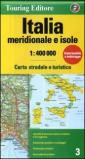 Italia meridionale e isole 1:400.000. Carta stradale e turistica