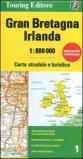 Gran Bretagna e Irlanda 1:800.000. Carta stradale e turistica