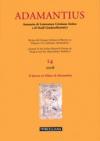 Adamantius. Notiziario del Gruppo italiano di ricerca su «Origene e la tradizione alessandrina». 14.Il deserto in Filone di Alessandria-The desert in Philo of Alexandria