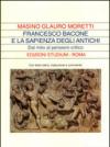 Francesco Bacone e la sapienza degli antichi. Dal mito al pensiero critico