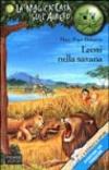 Leoni nella savana