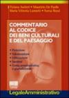 Commentario al codice dei beni culturali e del paesaggio