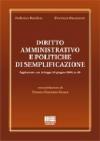 Diritto amministrativo e politiche di semplificazione