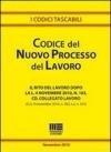 Codice del nuovo processo del lavoro