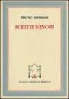Scritti minori