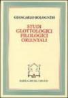 Studi glottologici filologici orientali