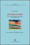 De rerum ideis. Dio e le cose nel dibattito universitario del tredicesimo secolo. 1.Editio textuum Odonis Rigaldi et aliorum