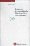 Il concetto di comunità nella filosofia politica contemporanea