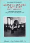 Mostre d'arte a Milano negli anni Venti. Dalle origini del Novecento alle prime mostre sindacali (1920-1929)