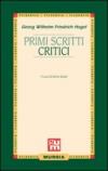 Primi scritti critici