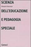 Scienza dell'educazione e pedagogia speciale