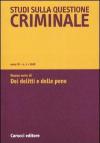 Studi sulla questione criminale (2008). Vol. 1