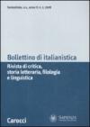 Bollettino di italianistica. Rivista di critica, storia letteraria, filologia e linguistica (2008). 2.