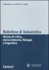 Bollettino di italianistica. Rivista di critica, storia letteraria, filologia e linguistica (2009): 1