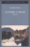Lettere a Oelze 1932-1945