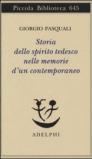 Storia dello spirito tedesco nelle memorie d'un contemporaneo