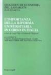 L'importanza della riforma universitaria in corso in Italia
