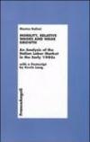 Mobility, relative wages and wage growth. An analysis of the Italian labor market in early 1980s