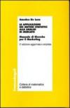 Le applicazioni dei metodi statistici alle analisi di mercato. Manuale di ricerche per il marketing