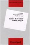 Linee di ricerca in testologia