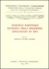 Teologia razionale. Fisolofia della religione. Linguaggio su Dio