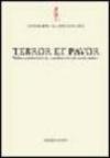 Terror et pavor. Violenza, intimidazione, clandestinità nel mondo antico