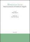 Meminisse iuvat. Studi in memoria di Violetta de Angelis