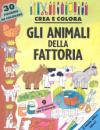 Gli animali della fattoria. Crea e colora