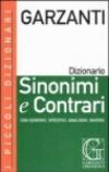 I piccoli dizionari Garzanti. Sinonimi e contrari