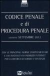 Codice penale e di procedura penale